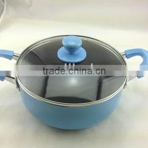 Top Quality Mini Non-stick Ceramic Sauce Pots With Lid Cooking Pot Casserole thumbnail-2