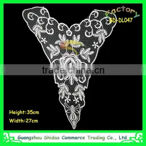 High Quality Latest Fashion Appliques Wholesale Patch Lace Collar thumbnail-6