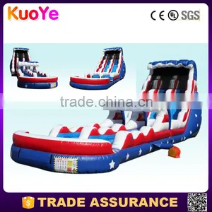 Big Water Slide With Pool Inflatable Water Pool With Slide Adult Water Slide thumbnail-1