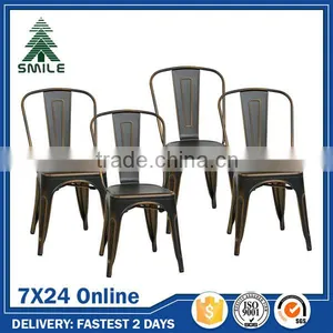 Wholesale Colors Metal Dining Chairs for Sale thumbnail-2
