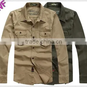 Custom Latest Military Shirt Designs for Men thumbnail-1