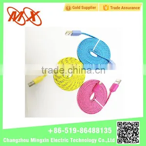 OEM 1M Fabric Braided USB Data Charger Cable for Iphone5/5S /6 /6s 6Plus Nylon Cord thumbnail-3