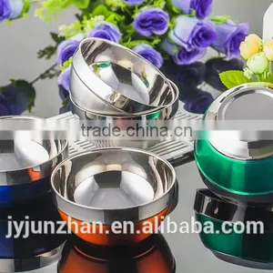 Stainless Steel Clorful Salad Bowl With Nice Design and High Quality Made by Junzhan Factory Directly thumbnail-6
