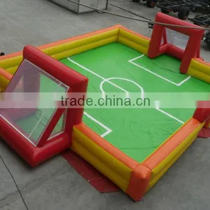 Outdoor Durable Inflatable Soccer Field for Kids Inflatable Football Game thumbnail-1