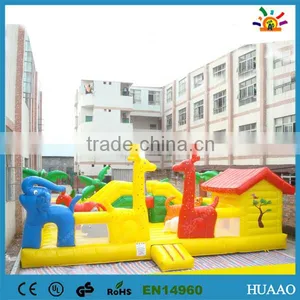 Hot Sale Commercial Kids Fun City Inflatable Playground thumbnail-1