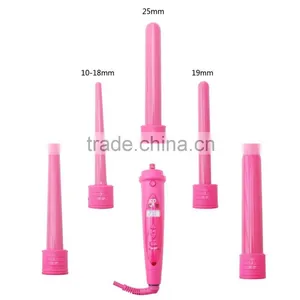 5 in 1 Ceramic Tourmaline PTC Dual Voltage Hair Curler thumbnail-2