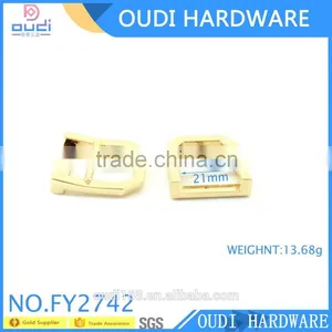 High Quality Metal Shoe Pin Buckle Shiny Light Gold Pin Buckle For Woman Shoe thumbnail-4