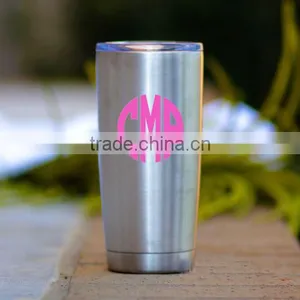 Monogrammed Stainless Steel Tumbler thumbnail-2