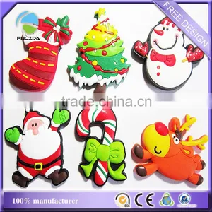 Custom Winter Snowman Plastic Rubber Decorating Fridge Magnet thumbnail-5