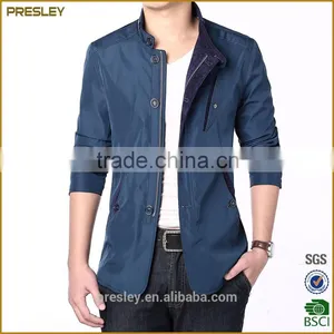 Hot Sale Cheap 100% Nylon Wrap Custom Tailored Surcoat Jacket Man Wholesale thumbnail-3