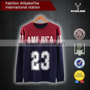 The New 2015 Korean Version Autumn Men Sweater for Digital Design Tight Sweater thumbnail-1