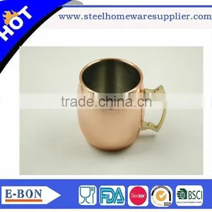 Hot Sale 16oz Manufacturer Moscow Mule Copper Solid Mug Quality Choice thumbnail-2