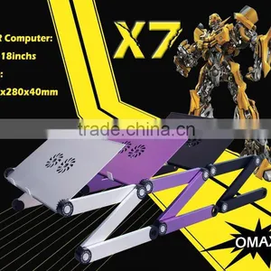 Portable Folding Breakfast Stand Adjustable Laptop Desk thumbnail-4