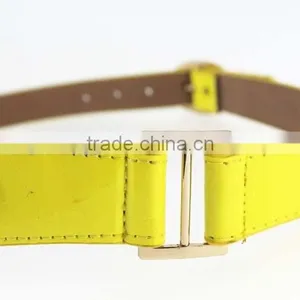 Hot Sale Women's PU Fashion Girls Dresses Belt With Shiny Metal Accessories for Dress thumbnail-4