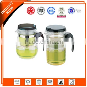 Pyrex Glass Teapot With Glass Strainer thumbnail-1