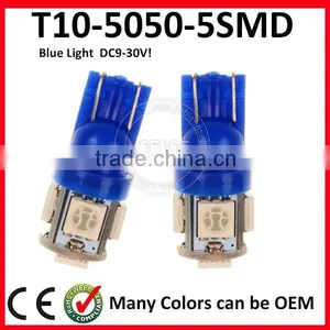 Super Bright T10 194 168 W5W 5050 5LED High Power LED Light Bulb Car Led Light thumbnail-2