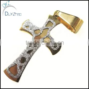 Fashion Bling Bling Cross Pendent for Stainless Steel thumbnail-1