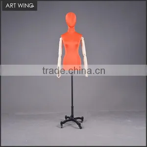 Display Body Form Female Fiberglass Fabric Dress Form Mannequin Canada thumbnail-2