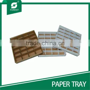 LARGE DISPOSABLE WHITE PAPER TRAYS WITH 24 COMPARTMENTS thumbnail-6