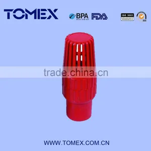 2015 Made in China Plastic Pvc Pipe Fittings Red Blue Dark 4 Inch Foot Valve thumbnail-1