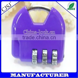 Cheap Zinc Alloy Combination Code Safe Luggage Lock thumbnail-1