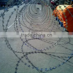 Razor Barbed Wire /razor Wire CBT-65/razor Wire Fence/concertina Razor Fence Factory thumbnail-4