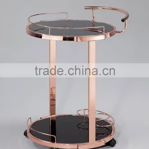 Glass Serving Cart thumbnail-3