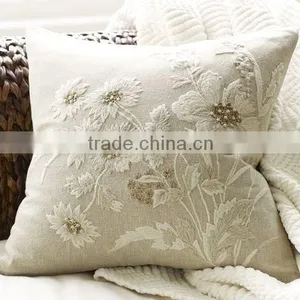 Luxury Embroidery Cushion Cover ,Latest Design Pillow Cover,handmade Embroidery Cushion Cover thumbnail-1