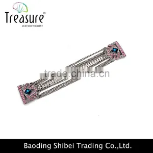 2016 Fashion New Design Pink Rhinestone Luxury Alloy Bracelet for Elegant Women Wholesale thumbnail-6