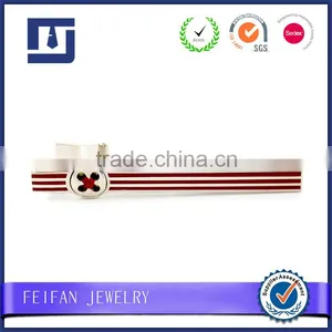 Brass Blank Tie Pin Bow Colorful Enamel Tie Clip thumbnail-3