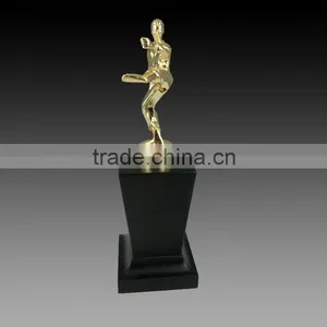 Sports Awards Newly Design Factory Direct Customized Black K9 Glass Taekwondo Trophy thumbnail-1