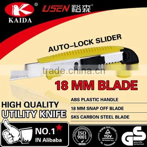 18mm Snap Off Blade Plastic Handle Screw Lock Stationery Cutter thumbnail-3