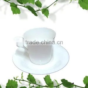 Bone China Coffee Cup and Saucer, Ceramic Tea Cup and Saucer thumbnail-1