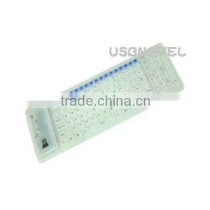 131 Keys 2.4Ghz Wireless USB Silicone Keyboard UST-KY06 thumbnail-1