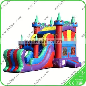 0.55mm Pvc Tarpaulin Durable Inflatable Small Pool Water Slide thumbnail-1
