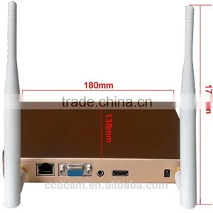 H.264 NVR Kits CCTV Wireless Camera 1.3MP Network Camera IP 2.4ghz Mini USB Wireless Camera With Receiver thumbnail-2
