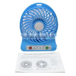 New Model Table Small Fan, Battery Charger Mini Fan thumbnail-2
