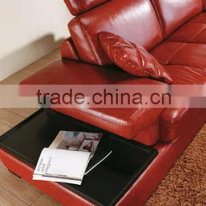 Arab Style Pure Leather Corner Sofa With Wooden Table Quality Choice Supplier's Choice thumbnail-5