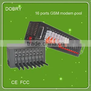 High Quality 16 Channels GSM GRPS Modem Pool STK Recharge AT Command IMEI Changeable thumbnail-1