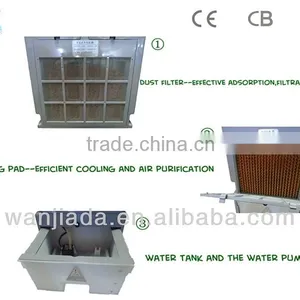 Plastic Evaporative Portable Personal Air Heater Electric Stand Fan Air Water Cooler thumbnail-4
