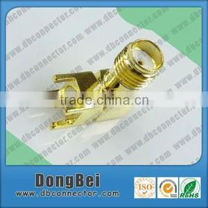 2013 Popular SMA Male RF Coaxial For Right Angle PCB Connector thumbnail-1