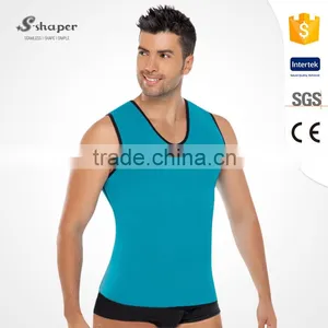 S-SHAPER Men Slimming Sweat Vest Neoprene Tank Top Wholesale thumbnail-1