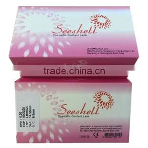 Korean Cosmetics New Style Color Contact Lens Seeshell Eye Contacts Quality Choice thumbnail-1