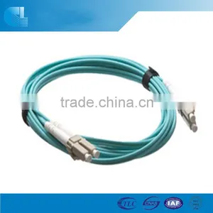 3m LC-LC OM3 MM Duplex in Green Color Fiber Optic Patch Cord thumbnail-1