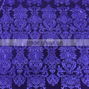 Good Quality Warp Kintting Velvet 95%Polyester 5%Spandex Embossed KS Velvet,For Women Garment Dress thumbnail-1