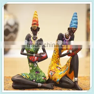Polyresin African Mother Figurine Holy Family Figurine for Home Decoration thumbnail-5