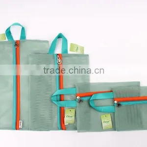 2016 Hot Selling Mesh Style Portable Travel Zipper Storage Bag thumbnail-4