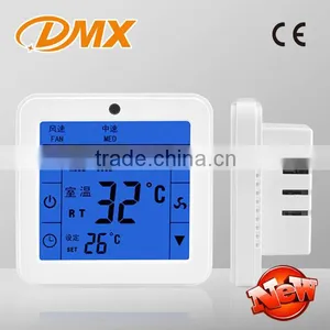 Room Programmable Thermostat Touch Screen In LCD Digital thumbnail-1
