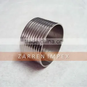 Ribbed Style Brass Napkin Rings thumbnail-1