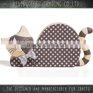 The Newest Style Ceramic Printing Grey and White Dot Cat thumbnail-1
